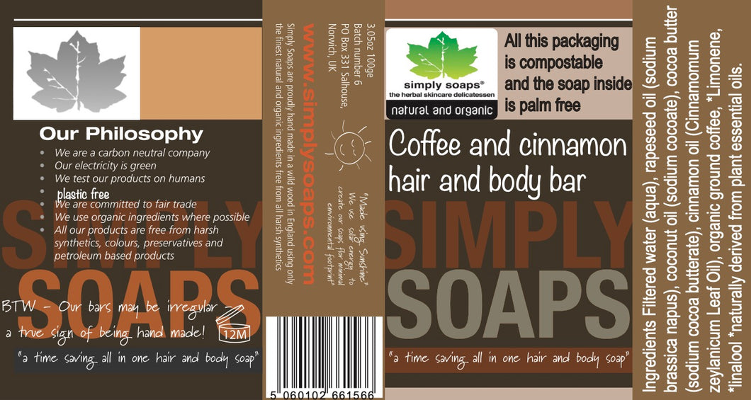 coffee shampoo bar