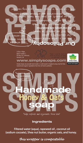honey. oats organic natural soap