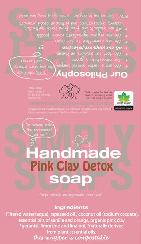 clay detox organic soap