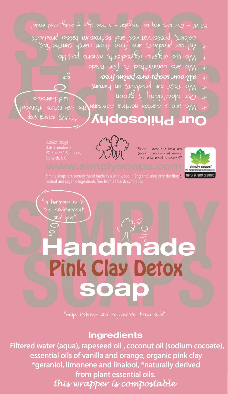clay detox organic soap